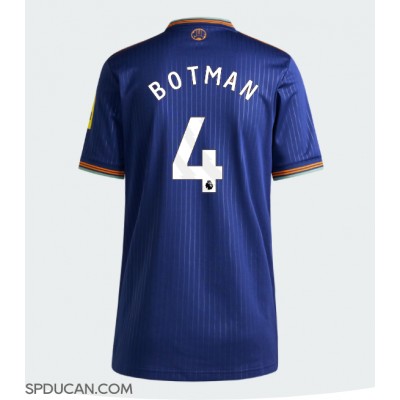 Zenski Nogometni Dres Newcastle United Sven Botman #4 Rezervni 2025-26 Kratak Rukav Zenski Nogometni Dres Newcastle United Sven Botman #4 Rezervni 2025-26 Kratak Rukav